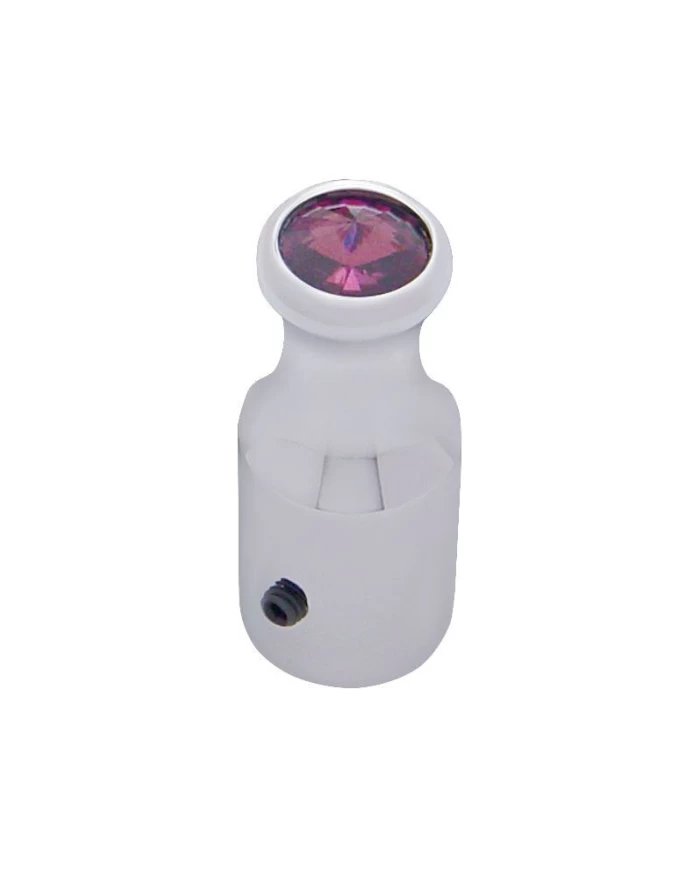 (BULK) CHROME INTERNATIONAL TOGGLE SWITCH EXTENSION W/DIAMOND - PURPLE (BULK) CHROME INTERNATIONAL TOGGLE SWITCH EXTENSION W/DIAMOND - PURPLE