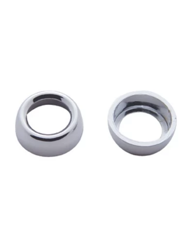 (6/CARD) CHROME FREIGHTLINER SWITCH NUT COVER (6/CARD) CHROME FREIGHTLINER SWITCH NUT COVER