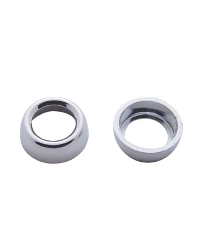 (BULK) CHROME FREIGHTLINER SWITCH NUT COVER (BULK) CHROME FREIGHTLINER SWITCH NUT COVER