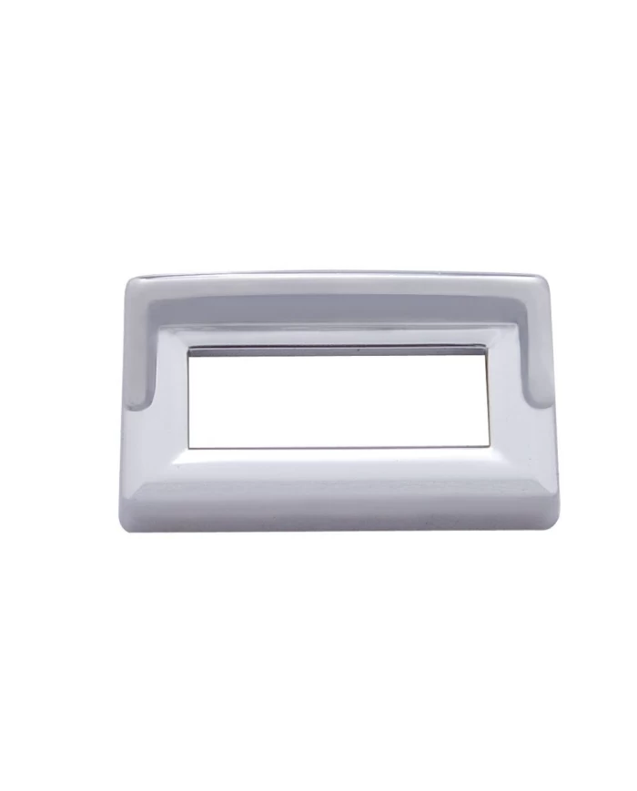 (6/CARD) CHROME PLASTIC KENWORTH SWITCH LABEL COVER W/ VISOR (6/CARD) CHROME PLASTIC KENWORTH SWITCH LABEL COVER W/ VISOR