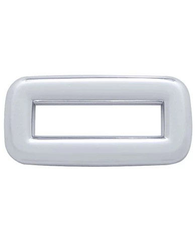 (6/CARD) CHROME PLASTIC 2006+ PETERBILT TOGGLE SWITCH LABEL COVER (6/CARD) CHROME PLASTIC 2006+ PETERBILT TOGGLE SWITCH LABEL COVER