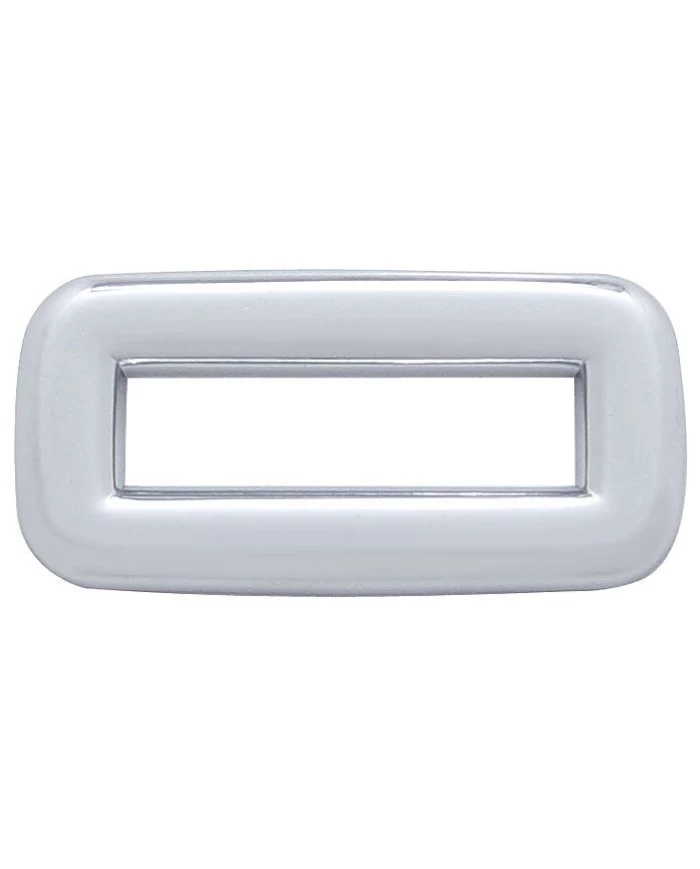(6/CARD) CHROME PLASTIC 2006+ PETERBILT TOGGLE SWITCH LABEL COVER (6/CARD) CHROME PLASTIC 2006+ PETERBILT TOGGLE SWITCH LABEL COVER