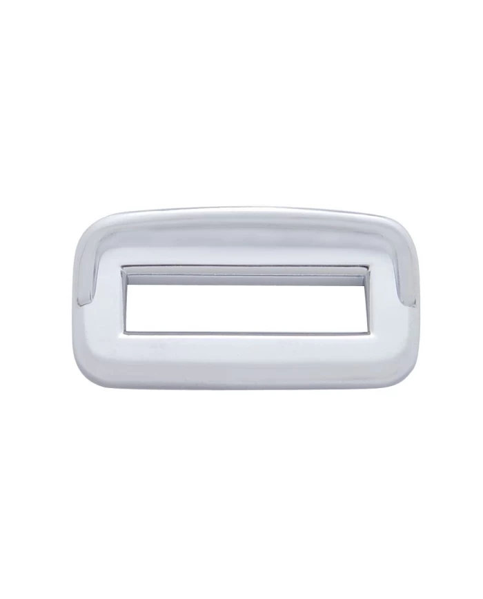 (6/CARD) CHROME PLASTIC 2006+ PETERBILT TOGGLE SWITCH LABEL COVER W/ VISOR (6/CARD) CHROME PLASTIC 2006+ PETERBILT TOGGLE SWITCH LABEL COVER W/ VISOR