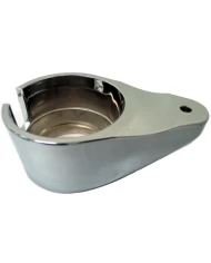 (BULK) CHROME PLASTIC WESTERN STAR CUP HOLDER (BULK) CHROME PLASTIC WESTERN STAR CUP HOLDER