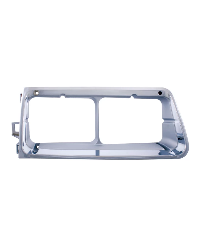 (BULK) RECTANGULAR DUAL HEADLIGHT BEZEL - PASSENGER SIDE