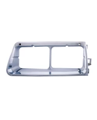 (BULK) RECTANGULAR DUAL HEADLIGHT BEZEL - DRIVER SIDE
