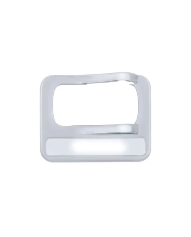 (CARD) CHROME PLASTIC ROCKER SWITCH COVER/INDENTED SLOT (CARD) CHROME PLASTIC ROCKER SWITCH COVER/INDENTED SLOT