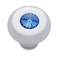 UP23583-Small Deluxe Dash Knob With Blue Crystal