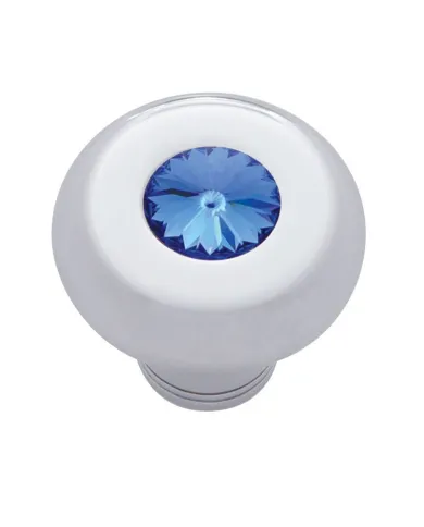 UP23583-Small Deluxe Dash Knob With Blue Crystal