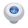UP23583-Small Deluxe Dash Knob With Blue Crystal