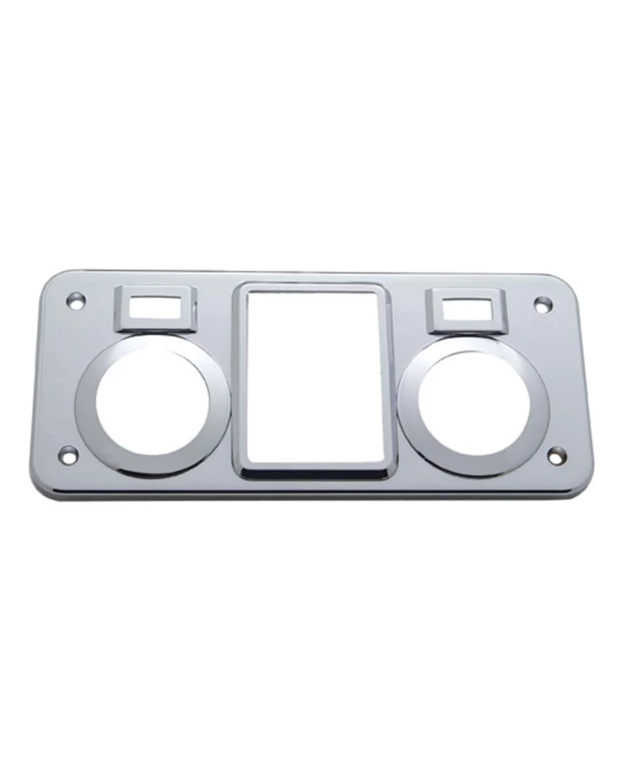 (CARD) CHROME PLASTIC KENWORTH RECTANGULAR DOME/MAP LIGHT COVER (CARD) CHROME PLASTIC KENWORTH RECTANGULAR DOME/MAP LIGHT COVER