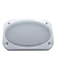 (2/CARD) CHROME PLASTIC PETERBILT RECTANGULAR SPEAKER COVER