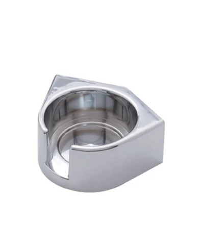 (CARD) CHROME PLASTIC FREIGHTLINER CUP HOLDER - DRIVER SIDE (CARD) CHROME PLASTIC FREIGHTLINER CUP HOLDER - DRIVER SIDE