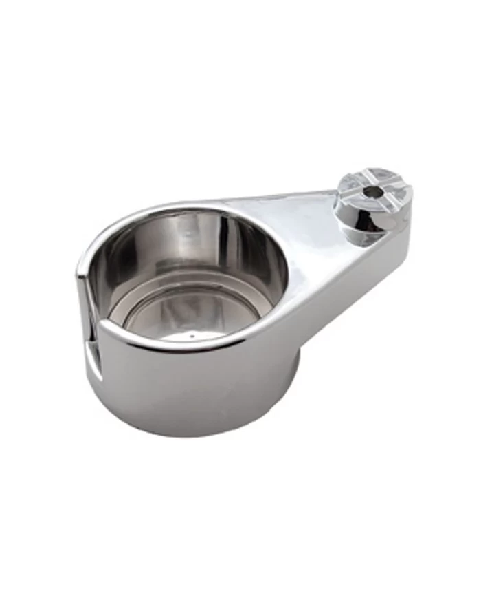 (CARD) CHROME PLASTIC FREIGHTLINER CUP HOLDER - PASSENGER SIDE