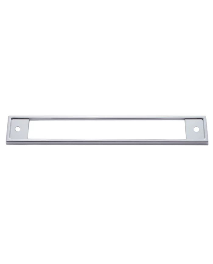 (CARD) CHROME PLASTIC KENWORTH UPPER DASH INSTRUMENT PANEL TRIM