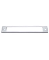 (CARD) CHROME PLASTIC KENWORTH UPPER DASH INSTRUMENT PANEL TRIM
