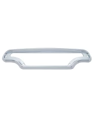 (CARD) CHROME PLASTIC PETERBILT DASH INSTRUMENT PANEL COVER W/ 4 POLISHED S.S. SCREWS (CARD) CHROME PLASTIC PETERBILT DASH INSTRUMENT PANEL COVER W/ 4 POLISHED S.S. SCREWS