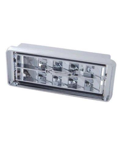 (CARD) CHROME PLASTIC KENWORTH A/C & HEATER CENTER VENT (CARD) CHROME PLASTIC KENWORTH A/C & HEATER CENTER VENT