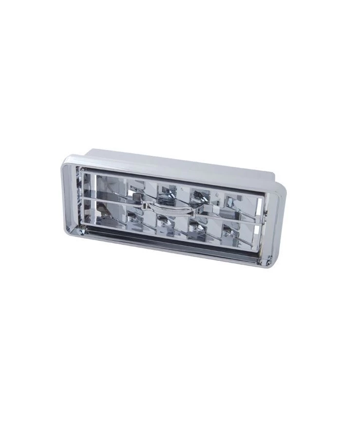 (CARD) CHROME PLASTIC KENWORTH A/C & HEATER CENTER VENT (CARD) CHROME PLASTIC KENWORTH A/C & HEATER CENTER VENT