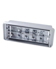 (CARD) CHROME PLASTIC KENWORTH A/C & HEATER CENTER VENT (CARD) CHROME PLASTIC KENWORTH A/C & HEATER CENTER VENT