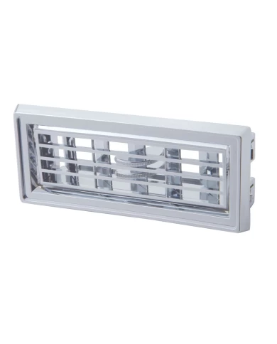 (CARD) CHROME PLASTIC PETERBILT A/C & HEATER LARGE VENT (CARD) CHROME PLASTIC PETERBILT A/C & HEATER LARGE VENT