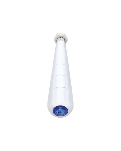 (CARD) CHROME ALUMINUM 4 1/2" TRAILER BRAKE HANDLE W/ DIAMOND - BLUE (CARD) CHROME ALUMINUM 4 1/2" TRAILER BRAKE HANDLE W/ DIAMOND - BLUE