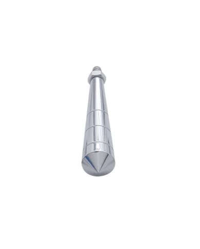 (CARD) CHROME ALUMINUM 4 1/2" TRAILER BRAKE HANDLE - POINTED (CARD) CHROME ALUMINUM 4 1/2" TRAILER BRAKE HANDLE - POINTED