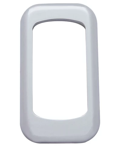 (3/CARD) CHROME PLASTIC ROCKER SWITCH COVER (3/CARD) CHROME PLASTIC ROCKER SWITCH COVER