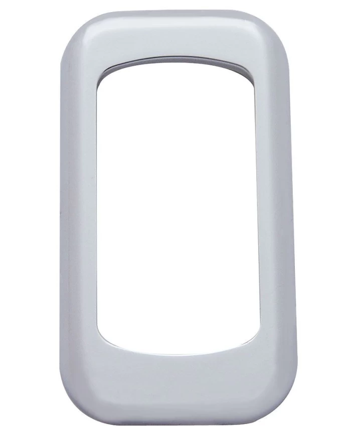 (BULK) CHROME PLASTIC ROCKER SWITCH COVER