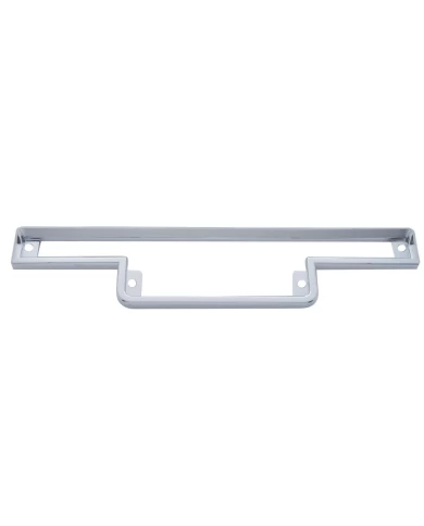 (CARD) CHROME PLASTIC PETERBILT - BAR DASH INSTRUMENT WARNING LIGHT PANEL BEZEL W/ VISOR (CARD) CHROME PLASTIC PETERBILT - BAR DASH INSTRUMENT WARNING LIGHT PANEL BEZEL W/ VISOR