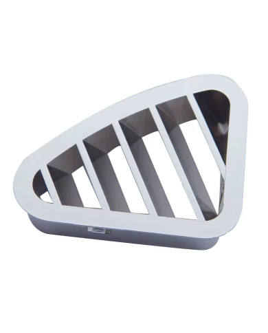 (CARD) CHROME PLASTIC 2001+ PETERBILT A/C DRIVER VENT (CARD) CHROME PLASTIC 2001+ PETERBILT A/C DRIVER VENT