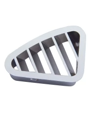 (CARD) CHROME PLASTIC 2001+ PETERBILT A/C DRIVER VENT (CARD) CHROME PLASTIC 2001+ PETERBILT A/C DRIVER VENT