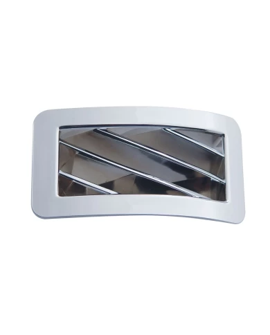(CARD) CHROME PLASTIC 2001+ PETERBILT A/C PASSENGER VENT (CARD) CHROME PLASTIC 2001+ PETERBILT A/C PASSENGER VENT