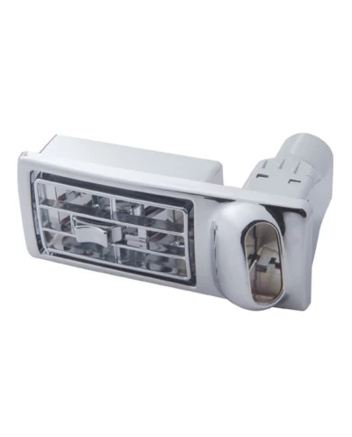 (CARD) CHROME PLASTIC 2002 KENWORTH A/C PASSENGER VENT (CARD) CHROME PLASTIC 2002 KENWORTH A/C PASSENGER VENT