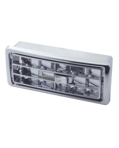 (CARD) CHROME PLASTIC 2002 KENWORTH A/C CENTER VENT (CARD) CHROME PLASTIC 2002 KENWORTH A/C CENTER VENT