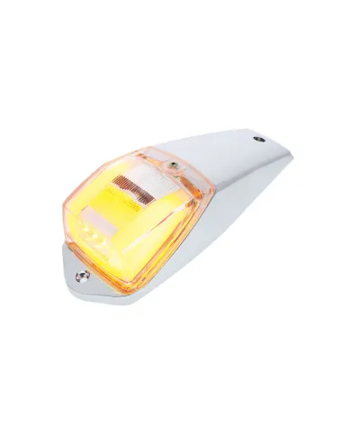 UP36678-24 LED GloLights Square Cab Light Kit - Amber LED/Clear Lens