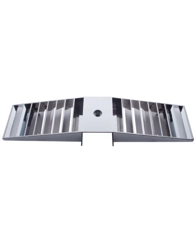 (CARD) CHROME PLASTIC FREIGHTLINER CENTER TOP A/C VENT (CARD) CHROME PLASTIC FREIGHTLINER CENTER TOP A/C VENT