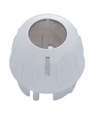 (CARD) CHROME PLASTIC 2006+ KENWORTH OUTER A/C CONTROL KNOB (CARD) CHROME PLASTIC 2006+ KENWORTH OUTER A/C CONTROL KNOB