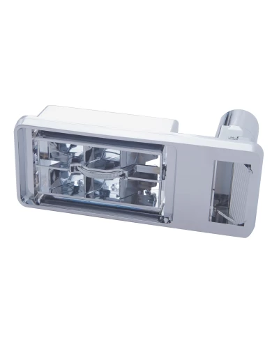 (CARD) CHROME PLASTIC KENWORTH PASSENGER A/C VENT (CARD) CHROME PLASTIC KENWORTH PASSENGER A/C VENT