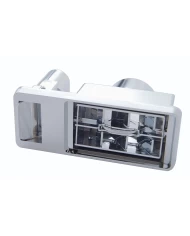 (CARD) CHROME PLASTIC KENWORTH DRIVER A/C VENT (CARD) CHROME PLASTIC KENWORTH DRIVER A/C VENT