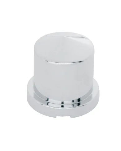 UP10090-15/16" X 1-1/2" Chrome Plastic Pointed Nut Cover - Push-On