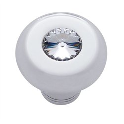 UP23584-Small Deluxe Dash Knob With Clear Crystal