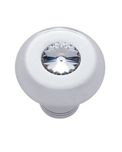 UP23584-Small Deluxe Dash Knob With Clear Crystal