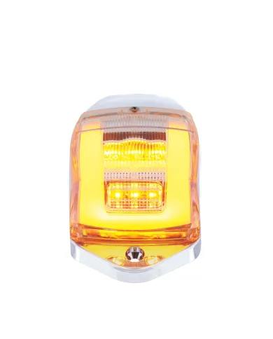 UP36678-24 LED GloLights Square Cab Light Kit - Amber LED/Clear Lens