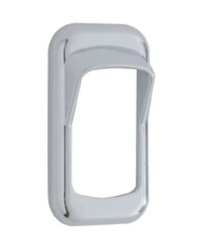 (3/CARD) CHROME PLASTIC ROCKER SWITCH TRIM W// SWITCH GUARD (3/CARD) CHROME PLASTIC ROCKER SWITCH TRIM W// SWITCH GUARD