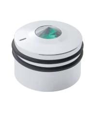 (CARD) CHROME PLASTIC PETERBILT DELUXE A/C CONTROL KNOB - GREEN DIAMOND W/ BLACK, BLUE, RED RUBBER (CARD) CHROME PLASTIC PETERBILT DELUXE A/C CONTROL KNOB - GREEN DIAMOND W/ BLACK, BLUE, RED RUBBER