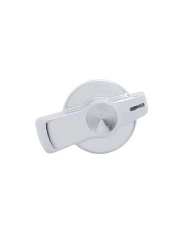 (CARD) CHROME PLASTIC "SIGNATURE" FREIGHTLINER A/C KNOB - INDENTED (CARD) CHROME PLASTIC "SIGNATURE" FREIGHTLINER A/C KNOB - INDENTED