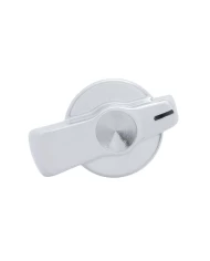 (BULK) CHROME PLASTIC "SIGNATURE" FREIGHTLINER A/C KNOB - INDENTED (BULK) CHROME PLASTIC "SIGNATURE" FREIGHTLINER A/C KNOB - INDENTED