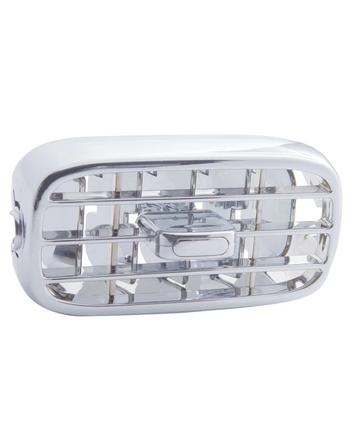 (CARD) CHROME PLASTIC 2006+ PETERBILT A/C VENT - PLAIN (CARD) CHROME PLASTIC 2006+ PETERBILT A/C VENT - PLAIN
