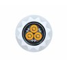 UP36681B-3 High Power LED Mini Warning Light - Amber LED (Bulk)